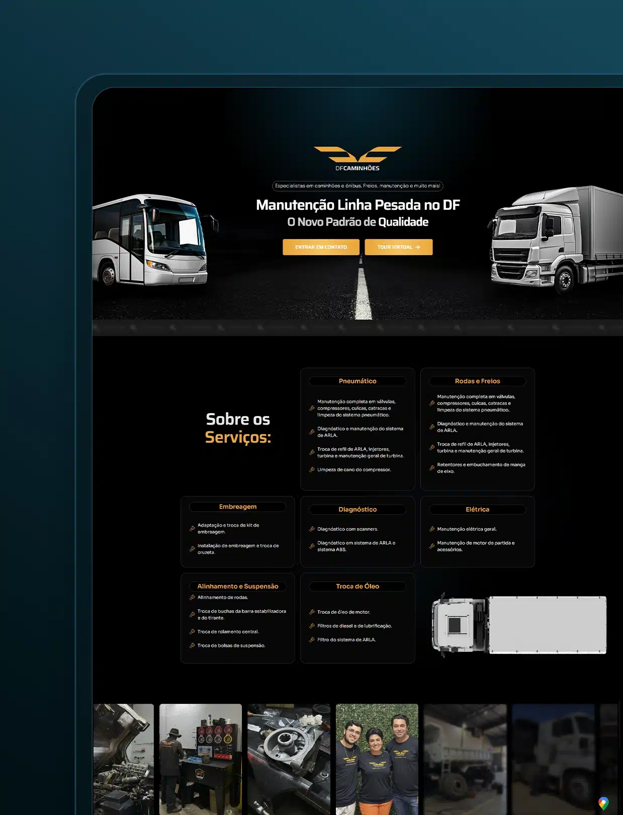 Projeto DF Caminhões entregue pela Agência Dbox